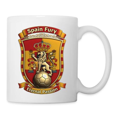 Spain Lion Fury T-Shirt, Spanish Crest Gift - Coffee/Tea Mug