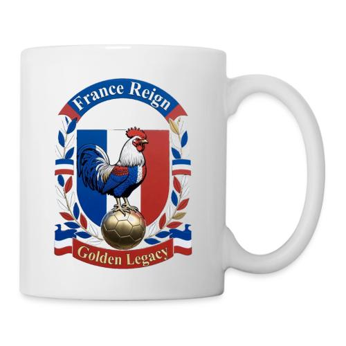 France Rooster Reign T-Shirt, Tricolore Pride Gift - Coffee/Tea Mug