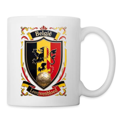 Belgium Lion Crest T-Shirt, Belgian Flag Gift - Coffee/Tea Mug