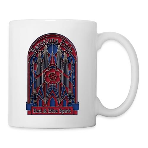 Barcelona Scarlet Pride T Shirt, Vibrant City Gift - Coffee/Tea Mug