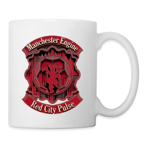 Red Manchester T Shirt, Red Soccer City Pride Gift - Coffee/Tea Mug