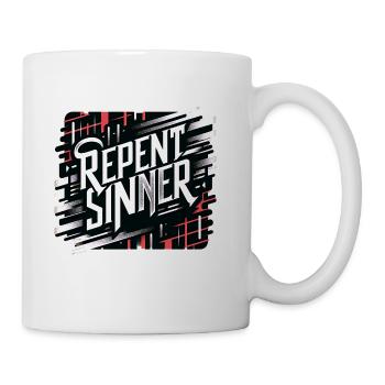 Repent Sinner 18 - Coffee/Tea Mug - white - Right