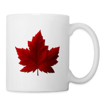 Canada Maple Leaf Souvenirs - Coffee/Tea Mug - white - Right
