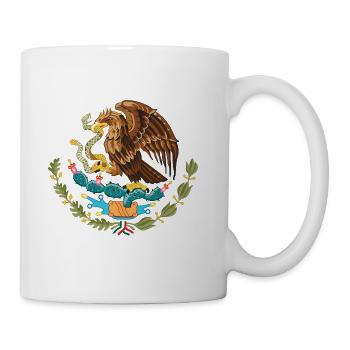 Mexican Coat of Arms - Coffee/Tea Mug - white - Right