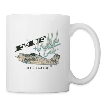 F4F Wildcat | WW2 Plane - Coffee/Tea Mug - white - Right