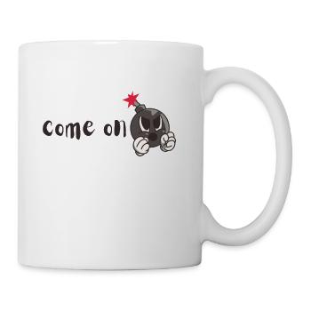 motivation bomb - Coffee/Tea Mug - white - Right