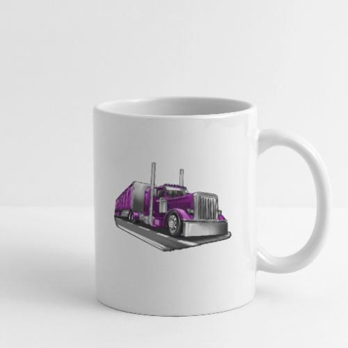 Tracktor Trailer Semi Truck Big Rig - Coffee/Tea Mug