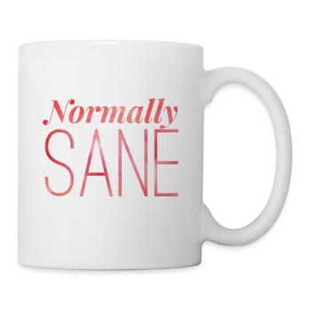 Normally Sane - Coffee/Tea Mug - white - Right