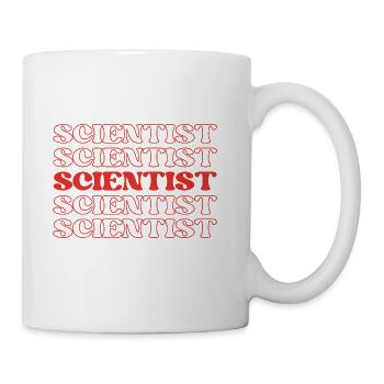Scientist Researcher Scholar Research Expert - Coffee/Tea Mug - white - Right