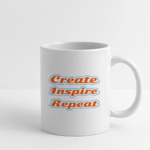 Create, Inspire, Repeat — Artist Life Script - Coffee/Tea Mug
