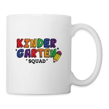Kindergarten Squad - Kindergarten Teacher - Coffee/Tea Mug - white - Right