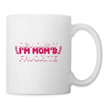 Obviously I'm Mom's Favorite 13 - Coffee/Tea Mug - white - Right