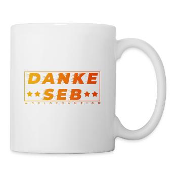 Danke Seb 4 stars World Champion F1 Racing - Coffee/Tea Mug - white - Right