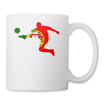 Soccer Portugal Flag - Coffee/Tea Mug - white - Right