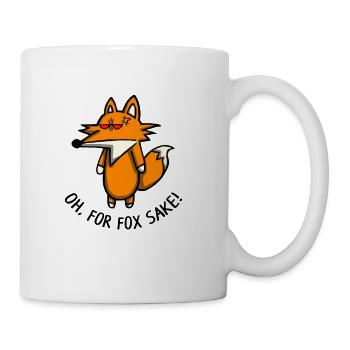 For Fox Sake - Coffee/Tea Mug - white - Right
