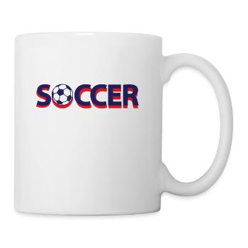 Soccer Ball - Coffee/Tea Mug - white - Right