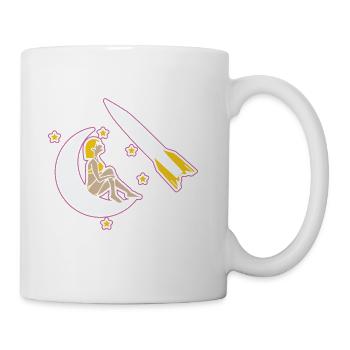 V2 Rocket Vergeltungswaffe Space WW2 Technology - Coffee/Tea Mug - white - Right