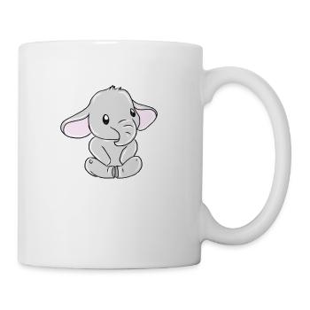Elephant - Coffee/Tea Mug - white - Right