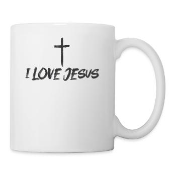 Jesus - I Love Jesus - Coffee/Tea Mug - white - Right