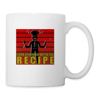 Chef Cooking Cook Recipe Meal Delicious Restaurant - Coffee/Tea Mug - white - Right