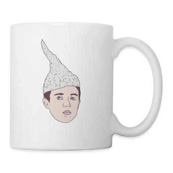 Conspiracy Theorist - Tin-Foil Hat Kid - Hoax - Coffee/Tea Mug - white - Right