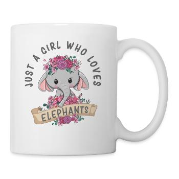 Elephant - Coffee/Tea Mug - white - Right