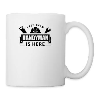 Handyman Tinkerer Fix It DIY Hobby Handy Man - Coffee/Tea Mug - white - Right