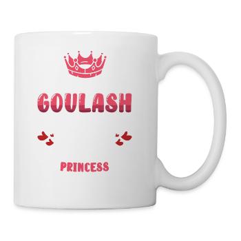 Funny Goulash Hungarian Foodie Princess - Coffee/Tea Mug - white - Right