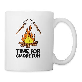 Time For S'more Fun Campfire S'More - Coffee/Tea Mug - white - Right