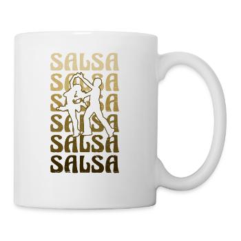 Salsa Latina Salsa Dance - Coffee/Tea Mug - white - Right
