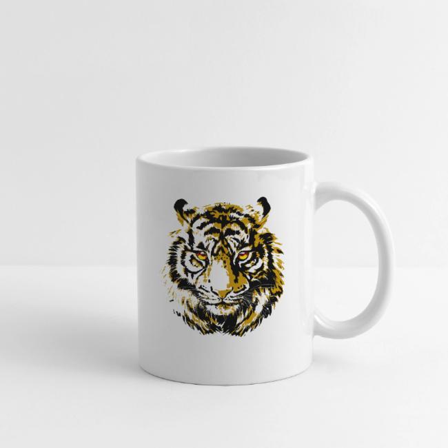 Realistic Tiger Illustration - Tiger Face