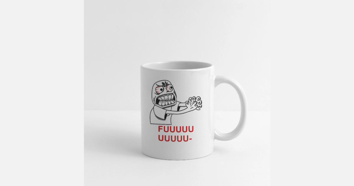 Rage Guy Angry Fuu Fuuu Fuuuu Rage Face Meme Tees' Mug | Spreadshirt
