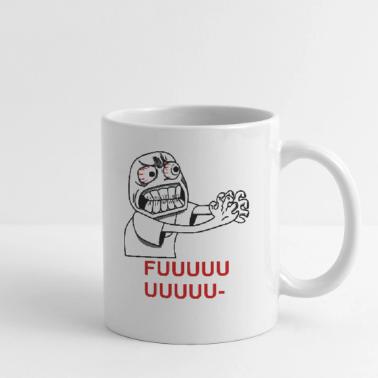 Rage Guy Angry Fuu Fuuu Fuuuu Rage Face Meme Tees' Mug | Spreadshirt
