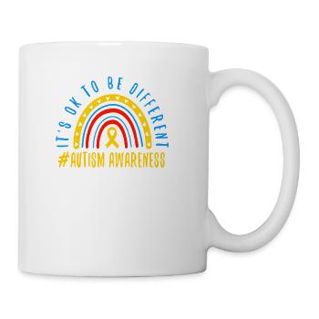 Autism Awareness - Abilities Outweigh Disabilities - Coffee/Tea Mug - white - Right