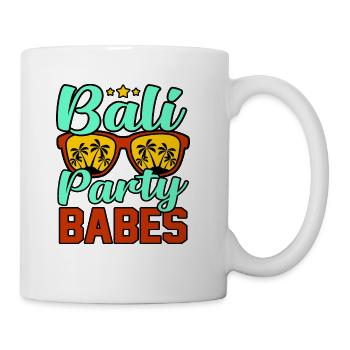 Bali Indonesia Funny Party Bali Holiday - Coffee/Tea Mug - white - Right