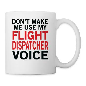 Flight Dispatcher Voice - Coffee/Tea Mug - white - Right