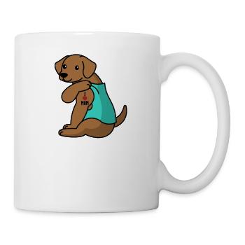 I Love Mom Tattoo Vizsla - Coffee/Tea Mug - white - Right