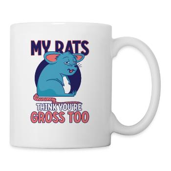 Rat Rodent Pet Rat Owners Domestic Rat - Coffee/Tea Mug - white - Right