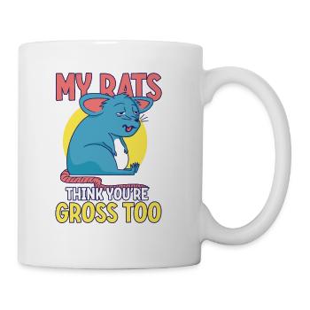 Rat Rodent Pet Rat Owners Domestic Rat - Coffee/Tea Mug - white - Right