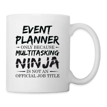 Ninja Event planner - Coffee/Tea Mug - white - Right