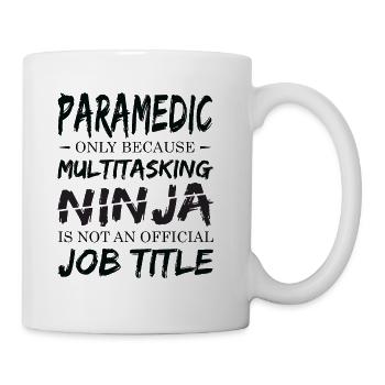 Ninja Paramedic - Coffee/Tea Mug - white - Right