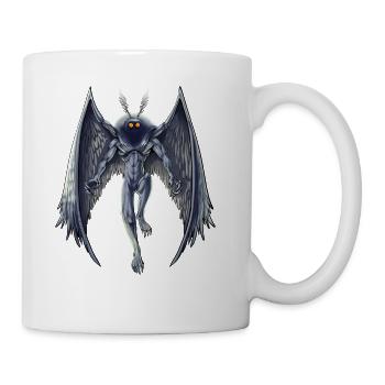 Cryptid Creature Mothman - Coffee/Tea Mug - white - Right