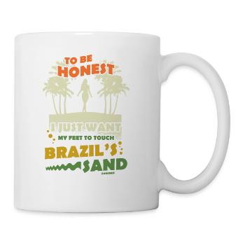 Brazil Rio de Janeiro South America gift - Coffee/Tea Mug - white - Right