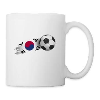 South Korea Soccer Ball Gift - Coffee/Tea Mug - white - Right