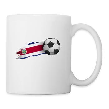 Costa Rica Soccer Ball Gift - Coffee/Tea Mug - white - Right