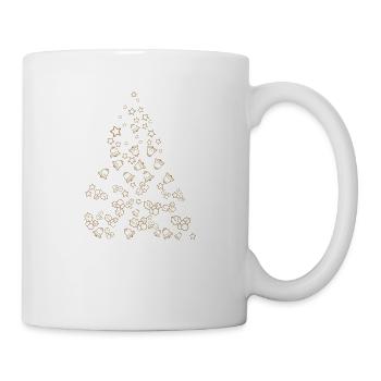 Chistmas Season Merry Christmas Tree - Coffee/Tea Mug - white - Right