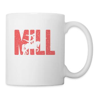 Just One More Mill I Promise Horseback Vaulting - Coffee/Tea Mug - white - Right