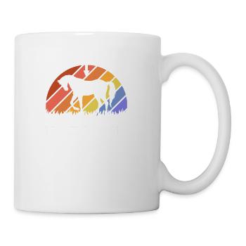 I Do Flags on a Horseback Vaulting - Coffee/Tea Mug - white - Right