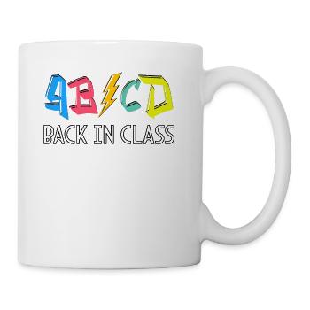 ABCD Back in Class for Teacher Back To School - Coffee/Tea Mug - white - Right