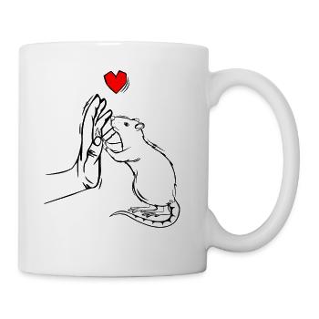 rat - Coffee/Tea Mug - white - Right